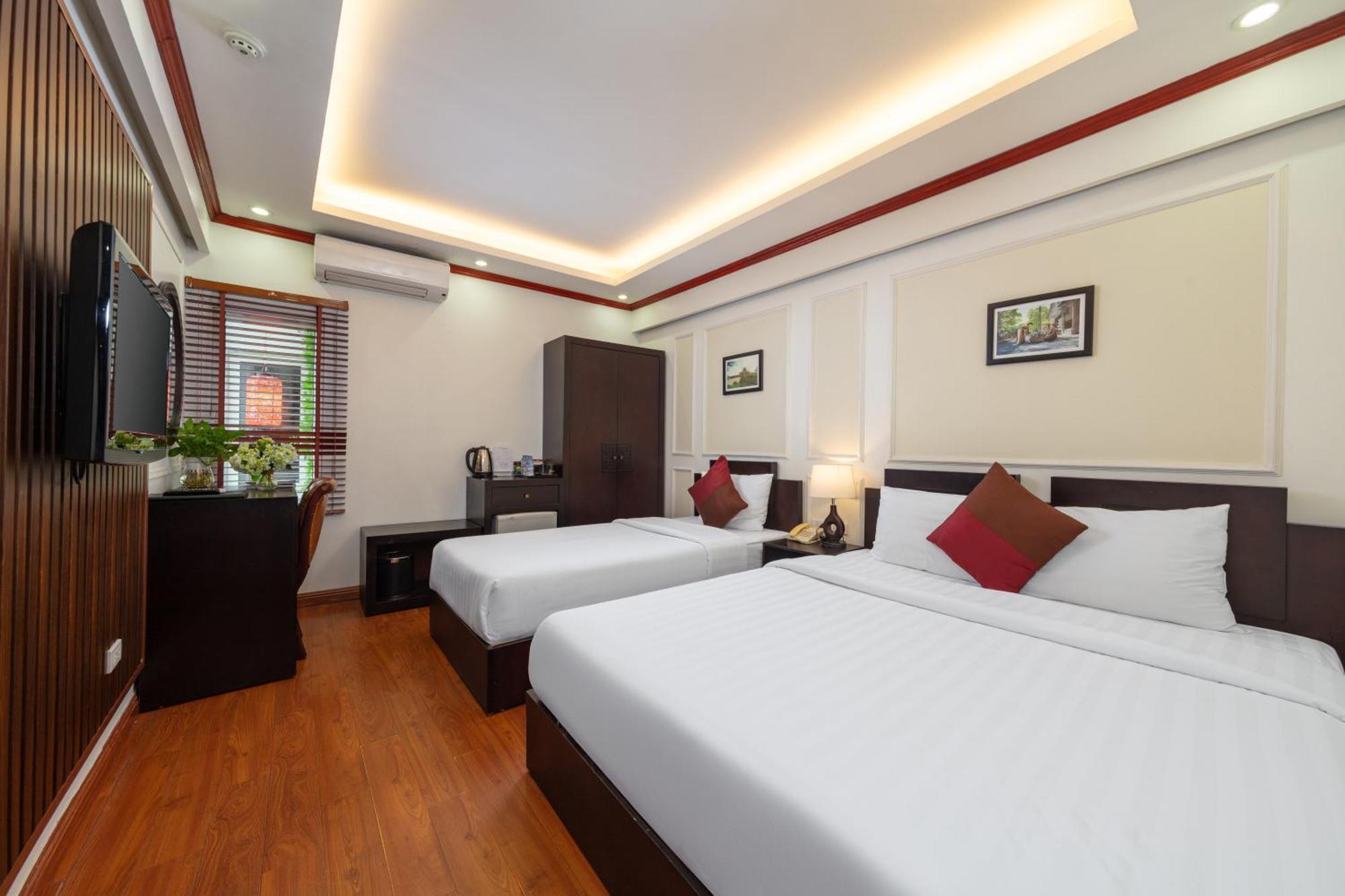 Viet Hotel & Travel Hanoi Bagian luar foto